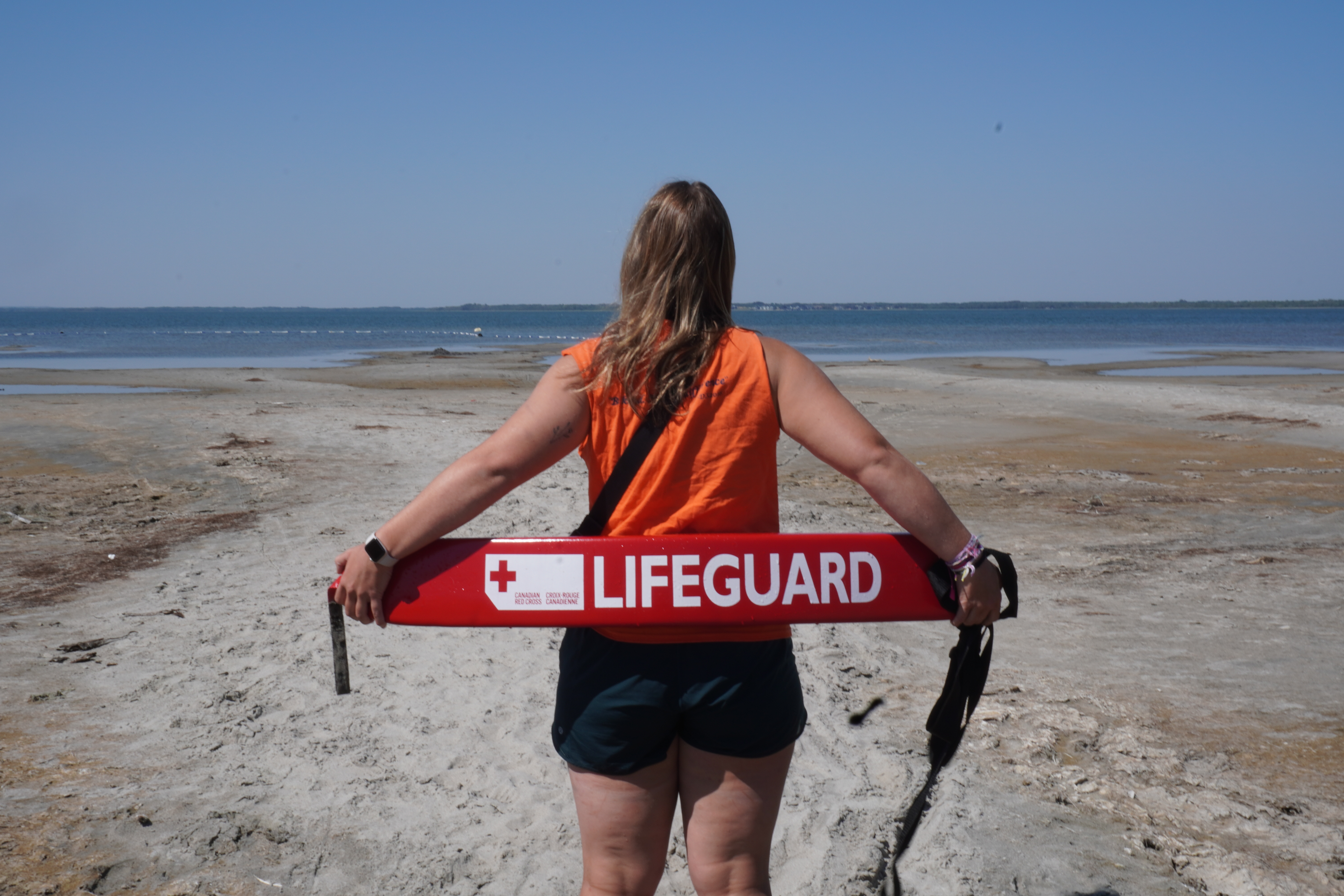 Lifeguard staff ready to work